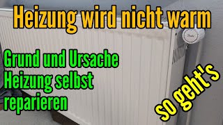 Heizungsventil klemmt  Heizung wird nicht warm  So Ventil von Heizung gangbar machen [upl. by Sand795]