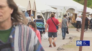 Brimfield Flea Market returns to Route 20 Tuesday [upl. by Winer434]