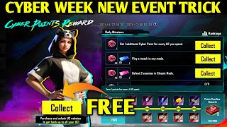 😍CYBER WEEK NEW EVENT FREE TRICK IN BGMI amp PUBGM  GET FREE CUTE PUPPY SET amp 1120 UC BACK [upl. by Charmian]