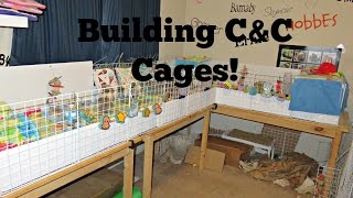 GoPro Building CampC Cages For Guinea Pigs [upl. by Tnomad]