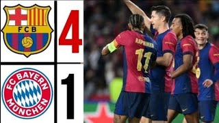 Barcelona vs Bayern Munich 41 Highlights  Résumé UEFA Champions League 2024 [upl. by Clyve743]