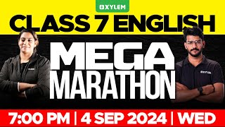 Class 7 English  MEGA MARATHON  Xylem Class 7 [upl. by Onfroi]