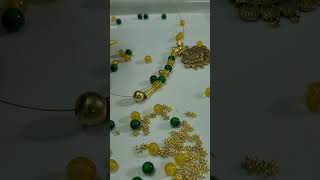 Beautiful Necklace Making Necklace Collection jewellerymaking handmadejewlery unboxing meesho [upl. by Aicillyhp]