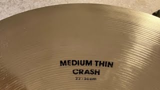 Zildjian 22quot Medium Thin Crash Rescued  Bob C [upl. by Anev]