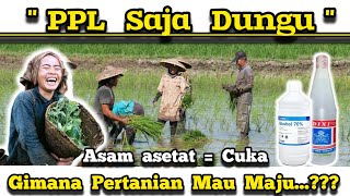 🔴 Banyak Belajar Lagi Ya Pak PPL‼️ Asam Asetat Cuka Alkohol Etanol itu Tidak Bisa Sapu Rata sama🤣 [upl. by Vasyuta]