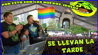 ⚡LOS JRS SE LLEVAN⚡ LA TARDE EN EL🎤 MONUMENTO 🗿ALA REVOLUCIÓN 🐎 🏳️‍🌈 [upl. by Whitver]