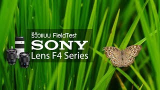 รีวิวแบบ Fieldtest Sony Lens F4 Series by พี่โก๊ะ กล้องกล้วยกล้วย [upl. by Naol321]