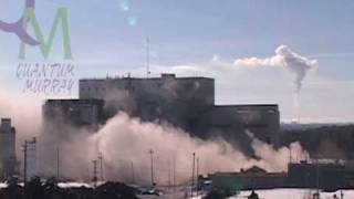 Smoke Stack Demolition and Destruction  Wabamun [upl. by Rochelle775]