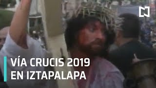 Vía Crucis 2019 Iztapalapa la 176 representación de la pasión de Cristo [upl. by Nesyrb]