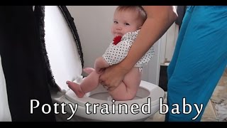 Potty Training She Is 6 Months Old  Babys World [upl. by Georgine]