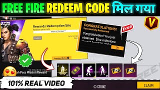 Free Fire Redeem Code  Reward Redemption Site Free Fire  Redeem Code Free Fire Today [upl. by Elbag]