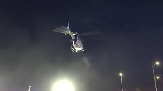 Border Patrol Helicopter AS350 Departure from National Night Out  Horizon City TX 10052021 [upl. by Jauch]