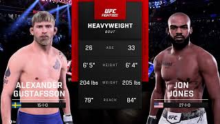 Alexander Gustafsson VS Jon Jones  UFC 5  Full Fight [upl. by Korney]