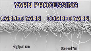 CARDED amp COMBED YARN [upl. by Saundra]