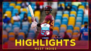 Highlights  West Indies v India  Hope Hits 63 For Victorious Windies  2nd CG United ODI [upl. by Ydnam]