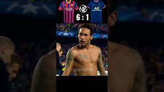 Neymar goal by barselon Barselon 🆚 Psg 61  UCl 2016 17 shorts football youtube [upl. by Zetrauq]