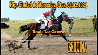 BEDUINA  POLLA POTRILLOS DEBUTANTES HIPICO SANTA MARIA  MERCEDES CORRIENTES  04022024 [upl. by Algie]