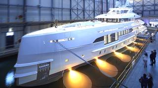 How they build MegaYacht Producing Deluxe superyacht by Heesen Yachts ship building company [upl. by Nnylkoorb]