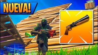 NUEVA ARMA ESCOPETA de BARRIL DOBLE llegará a FORTNITE [upl. by Halehs]