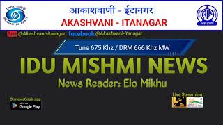 IDU MISHMI NEWS  19112024 [upl. by Nollad]