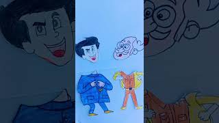 Mantri ji 💙 simmba funny clip 🤣😂drawing littlesingham spiderman motupatlu [upl. by Redliw]