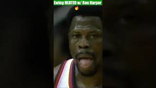 Patrick Ewing flares up vs 96 Bulls bodyodor [upl. by Cirenoj]