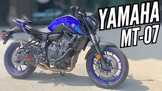 2024 YAMAHA MT07 BEST EXHAUST  FULL CARBON AKROPOVIC  PICKING AN EXHAUST [upl. by Carrissa]