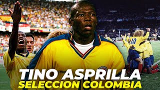 TODOS LOS GOLES DE FAUSTINO quotTINOquot ASPRILLA EN LA SELECCION COLOMBIA [upl. by Enerol]