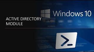 Install Active Directory PowerShell Module on Windows 10 [upl. by Soinotna615]