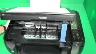 Canon ink cartridges with printhead not recognized missing damage low level common problems [upl. by Ahsinra]