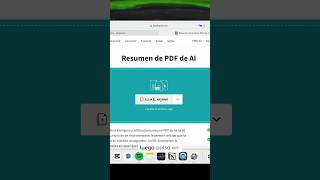 Como Resumir un PDF con IA Gratis ✨ [upl. by Rehtae]