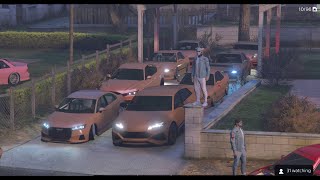 GTA 5  🥶CLEANEST CAR MEET✨ps4 drift  Cruise  Drag Racing [upl. by Algy]