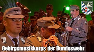 Gebirgsmusikkorps der Bundeswehr Mir sein die KaiserjägerBayrischer DefiliermarschHeidecksburg [upl. by Aihsatan62]