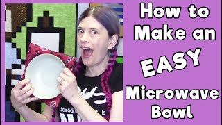 How to Make an Easy Microwaveable Bowl Holder [upl. by Ahsiuqat]