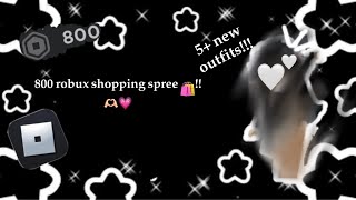 800 ROBUX SHOPPING SPREE🛍️read description [upl. by Bartley893]