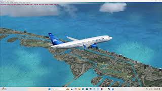 Pacific Virtual Airways FT 9062 Miami to Bogota Colombia [upl. by Nobel]