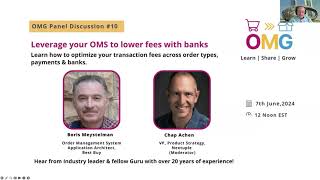 Order Management Gurus Panel 10 Leverage Your OMS to Lower Fees with Banks [upl. by Svetlana]