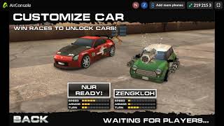 Airconsole  Car racing  Game [upl. by Aikal]