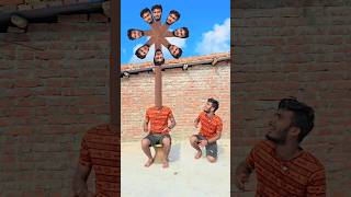 Two Brothers Long Head Helicopter Mode Flying Yarr Tera Hero Khalnayak Hogya shorts mmmrazz funny [upl. by Cherrita]