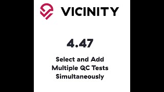 447 Select and Add Multiple QC Tests Simultaneously [upl. by Lasorella]