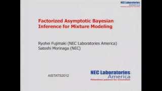 AISTATS 2012 Factorized Asymptotic Bayesian Inference for Mixture Modeling [upl. by Celestine]