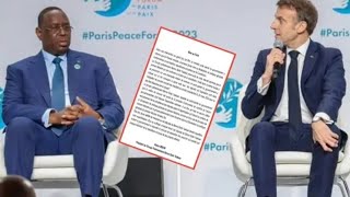 MACKY SALL HUMILIÉ EN DIRECT MACRON [upl. by Mayyahk]