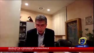 Barletta  Seduta di Consiglio Comunale del 30122020 [upl. by Bolan]