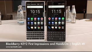 BlackBerry KEY2 First Impressions and Hands On  English 4K [upl. by Kuo480]