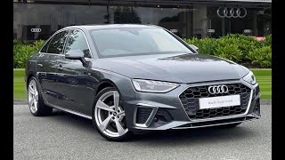 Approved Used Audi A4 S line 35 TDI 163 PS S tronic  Stoke Audi  DV71 CHK [upl. by Aire]