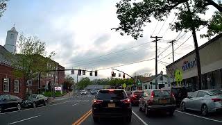 Huntington 4K  Scenic Drive Through  Long Island New York [upl. by Elirpa]