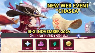 New Web Event CHASCA 1521 November 2024 Genshin Impact [upl. by Hugues]