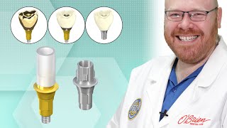 Screw Retained Crowns  UCLA vs Ti Base [upl. by Harikahs77]