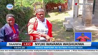 Washukiwa wawili wa wizi wavamiwa na nyuki Ongata Rongai [upl. by Ahsienom627]