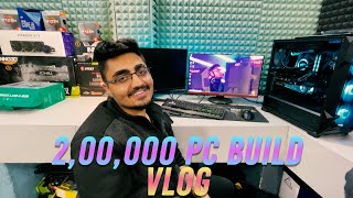 2 LAKH PC BUILD  VLOG16 [upl. by Leimad]